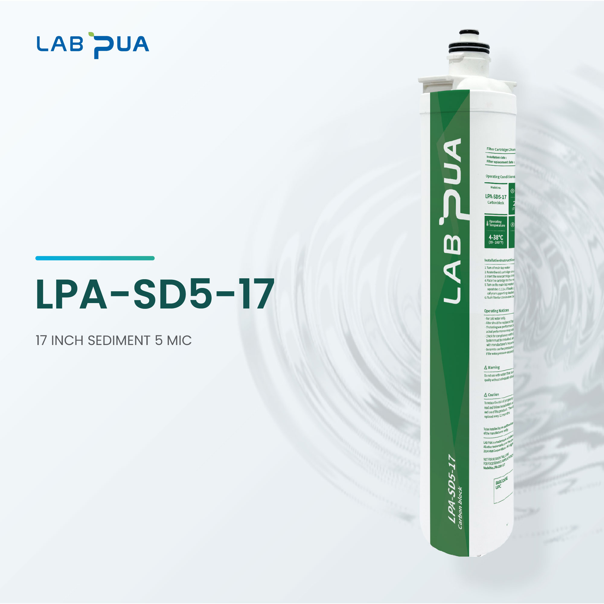 Limescale water filter